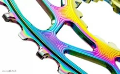 Absolute Black Sram Oval Boost 3mm Offset Spiederless 28 Zähne Rainbow Kettenblatt -Fahrradladen absolute black rainbow kettenblatt 1 15836 3