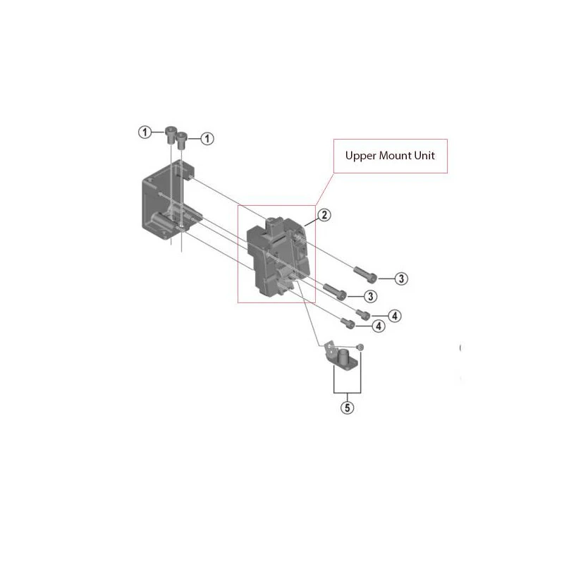 Shimano Obere Befestigungseinheit Für Akkuhalter BM-E8031 3 Shimano Obere Befestigungseinheit Für Akkuhalter BM-E8031
