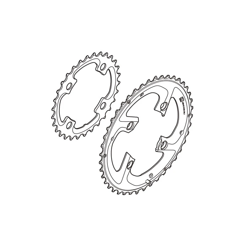 Shimano XTR 14 Kettenblatt 40 Zähne, Y-1LS 98030 FC-M985, 28/40 4 Shimano XTR 14 Kettenblatt 40 Zähne, Y-1LS 98030 FC-M985, 28/40 – Bild 2